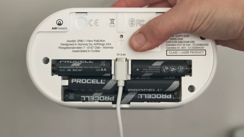 Airthings View Pollution Air Quality Monitor Review - Reviewed