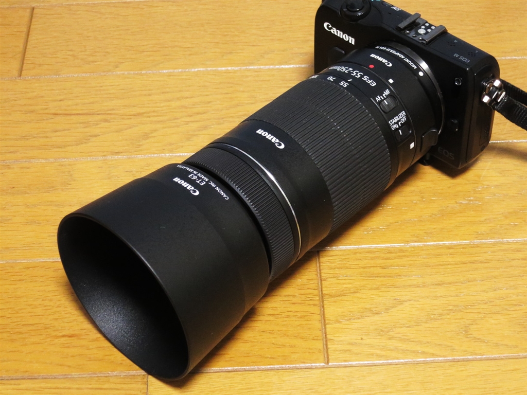 価格.com - 『EOS Mで使っています』CANON EF-S55-250mm F4-5.6 IS STM