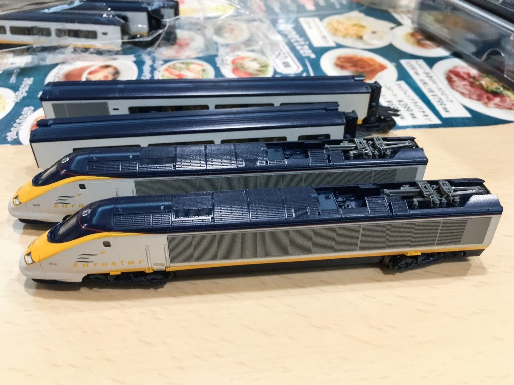 カプラーが緩くなりやすい』 カトー ユーロスター 8両基本セット 10