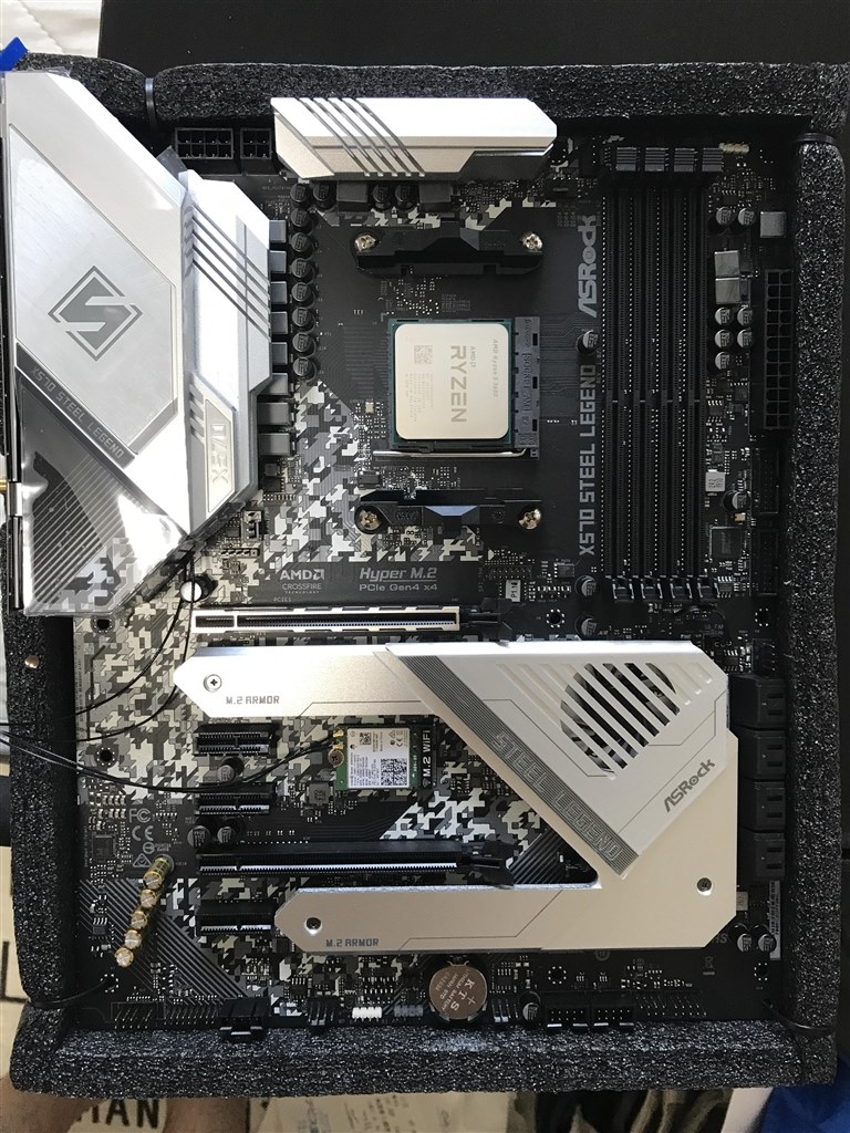 初自作用のマザーボード！』 ASRock X570 Steel Legend 金TAKOのNUー