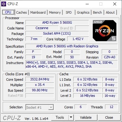 帯に短し襷に長し？』 AMD Ryzen 5 5600G BOX すぽたんさんのレビュー