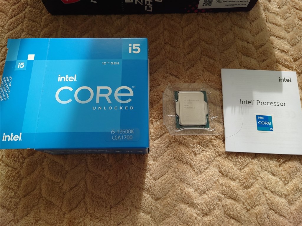 速さにビックリ！』 インテル Core i5 12600K BOX 玄関番さんの