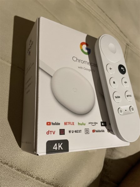 Google Chromecast with Google TV (4K) GA01919-JP [Snow]投稿画像