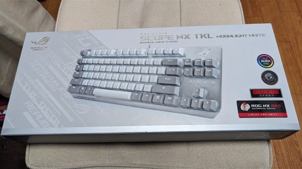 ASUS ROG Strix Scope NX TKL Moonlight White 赤軸 [White/Gray] 価格