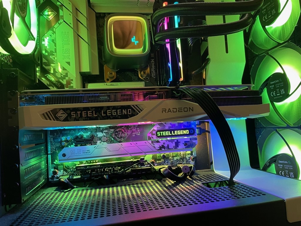 Steel LegendグラボとM/Bを組み合わせてみた』 ASRock Radeon RX 6650