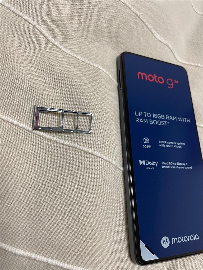 2台目のサブ機に最適』 MOTOROLA moto g24 SIMフリー [マット