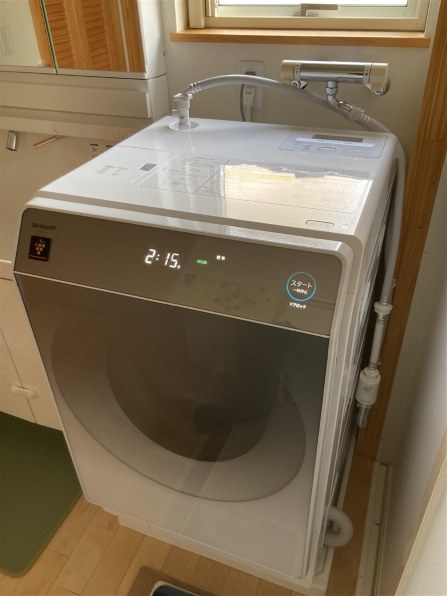 高さと奥行きをわずかに抑えた2024年シャープドラム洗・新モデル