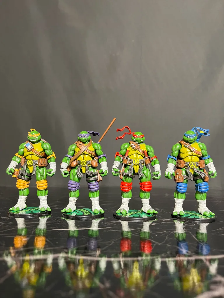 レビュー】JOYTOY TMNT Figure タートルズ 4体セット 1/18 可動