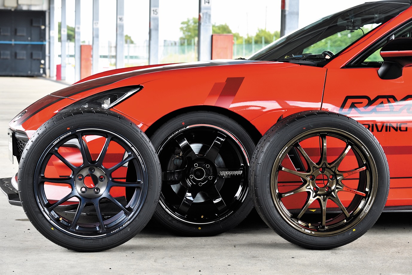 ZN8 GR86でRAYSホイール乗り比べ VOLK RACINGの3モデル比較と
