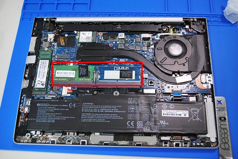HP Elitebook 735 830 G5 G6 Probook 450 G6 G7 分解 メモリ増設