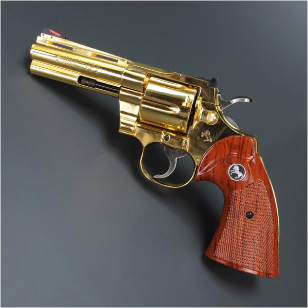 コクサイ モデルガン COLT パイソン 4インチ 24k | ミリタリーショップ