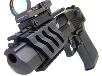 LayLax マウントベース 東京マルイ デザートイーグル対応 BK