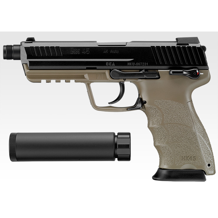 東京マルイ ガスガン HK45 TACTICAL サイレンサー対応 | ミリタリー