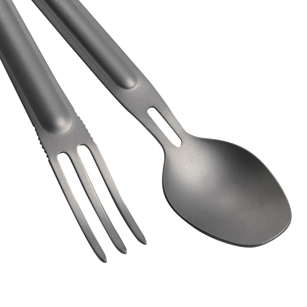 NexTool カトラリーセット チタン製 スプーン/フォーク | ミリタリー