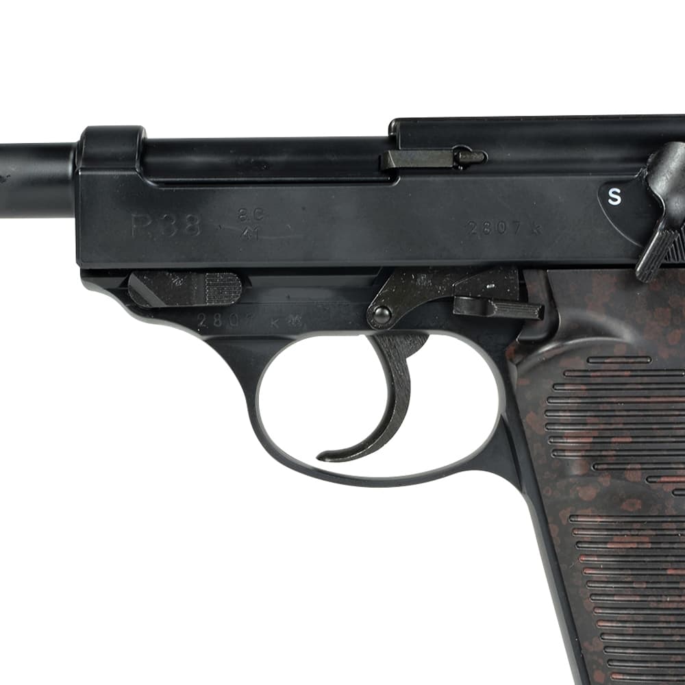 MARUZEN ガスガン WALTHER P38 ガスブローバック ac41 ブラック 38B