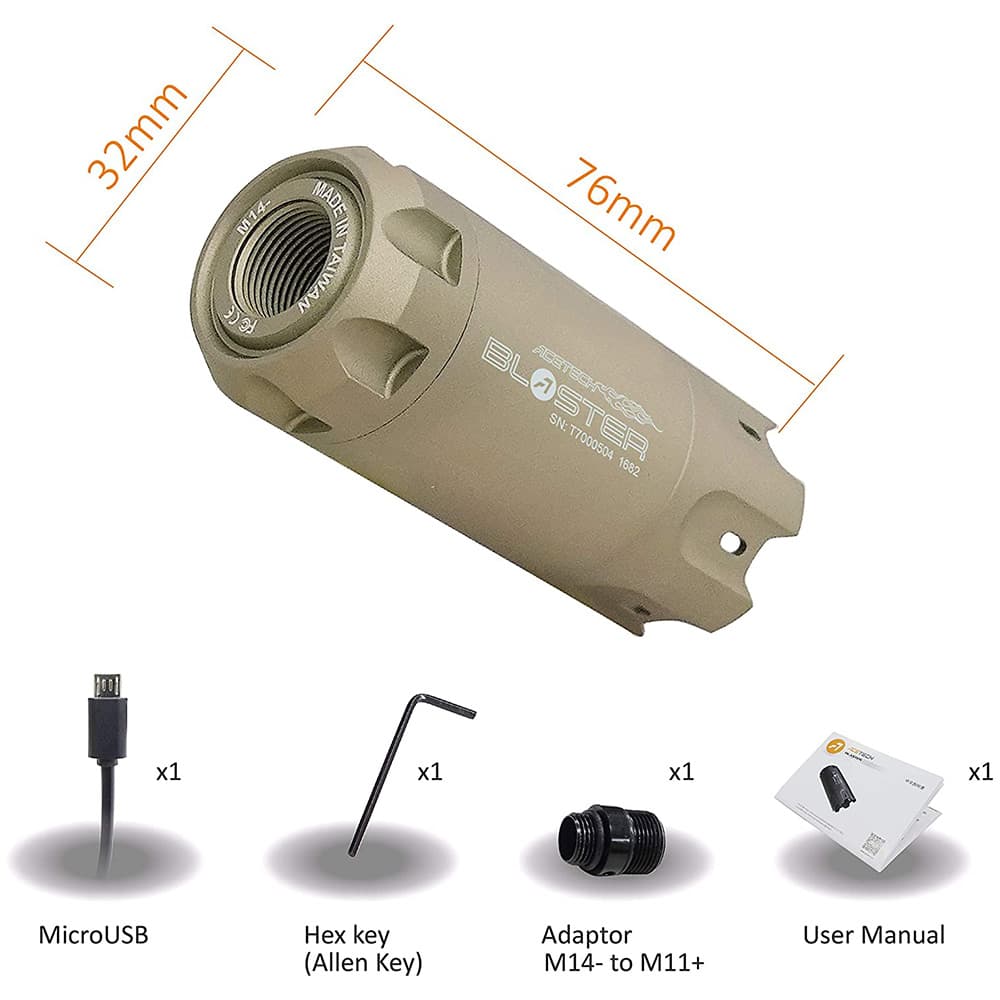 ACETECH トレーサー Blaster ブラスター 14mm逆/11mm正 マズル