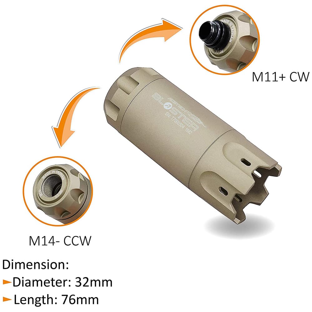 ACETECH トレーサー Blaster ブラスター 14mm逆/11mm正 マズル