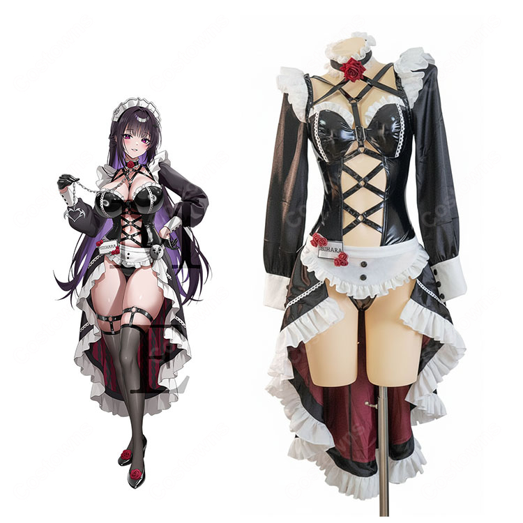 勝利の女神：NIKKE ミハラ メイド服 コスプレ衣装 - Costowns