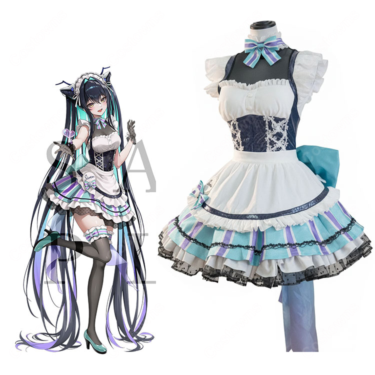 勝利の女神：NIKKE リトルマーメイド メイド服 コスプレ衣装 - Costowns