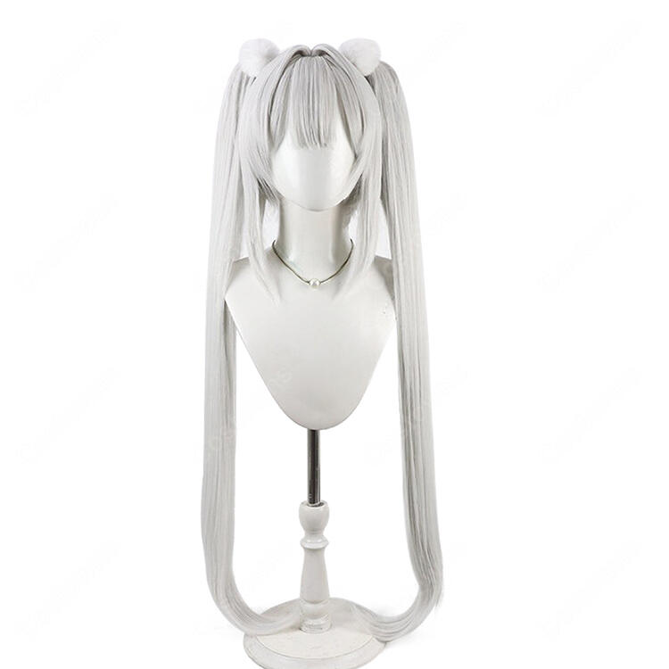 勝利の女神:NIKKE ブラン フォーチュンエクスプレス コスプレウィッグ