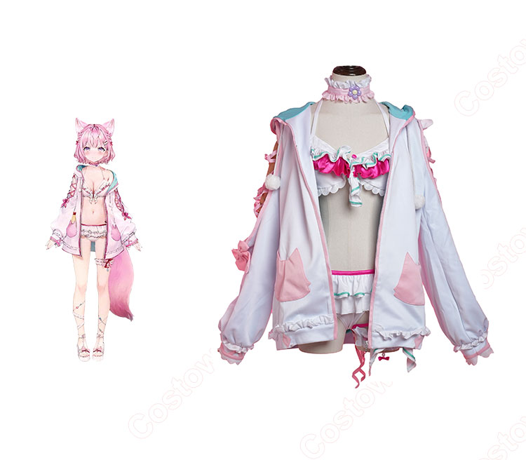 hololive ホロライブ 博衣こより パーカー水着衣装 コスプレ衣装