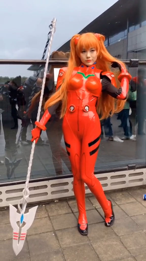 cosplay「EVA」惣流・アスカ・ラングレー 赤 ゲーム アニメ コスプレ服