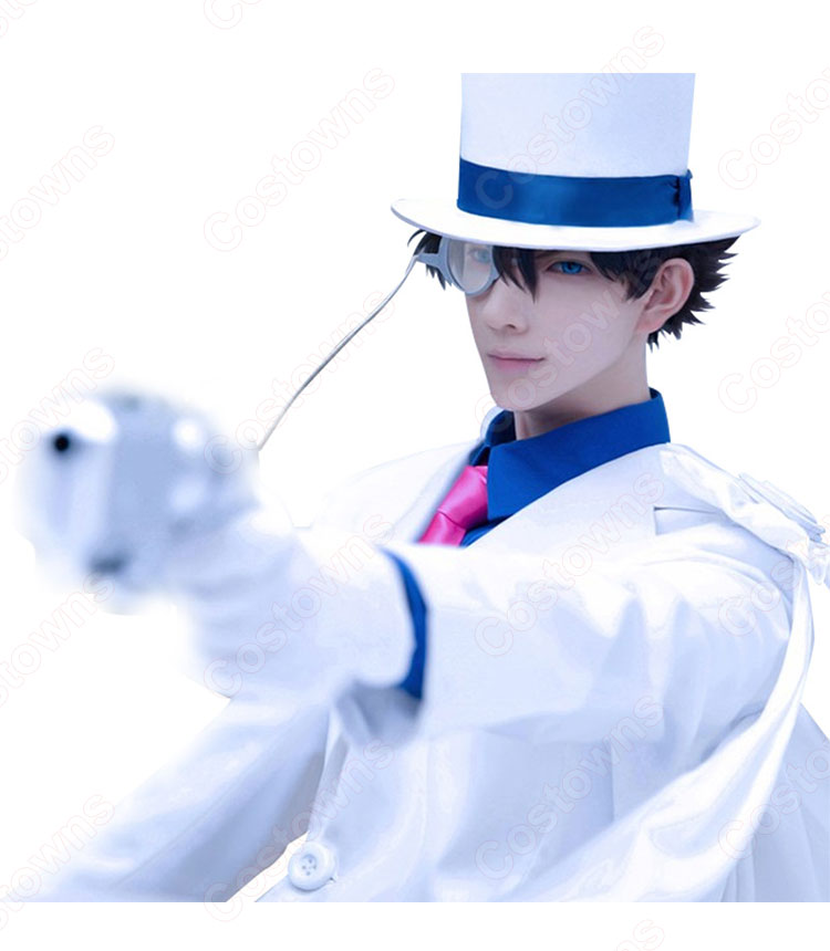 名探偵 怪盗キッド コスプレ衣装 まじっく快斗 黒羽快斗 白 ハロウィン