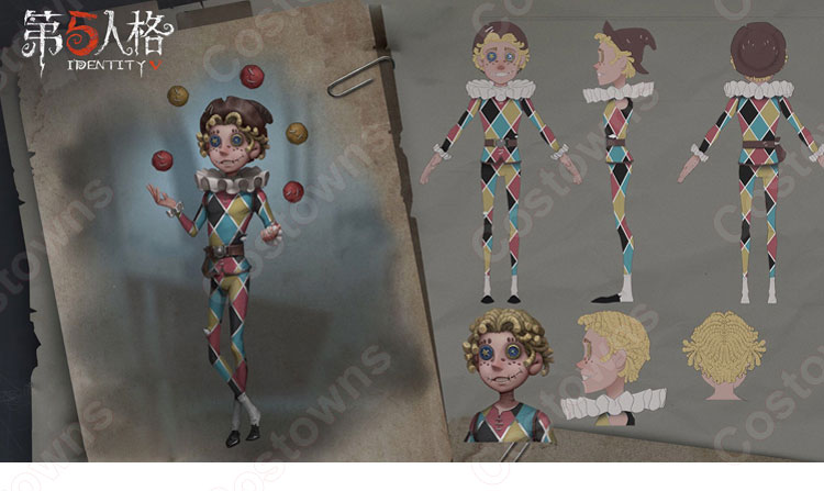 曲芸師(マイク・モートン) 初期 コスプレ衣装 アイデンティティV