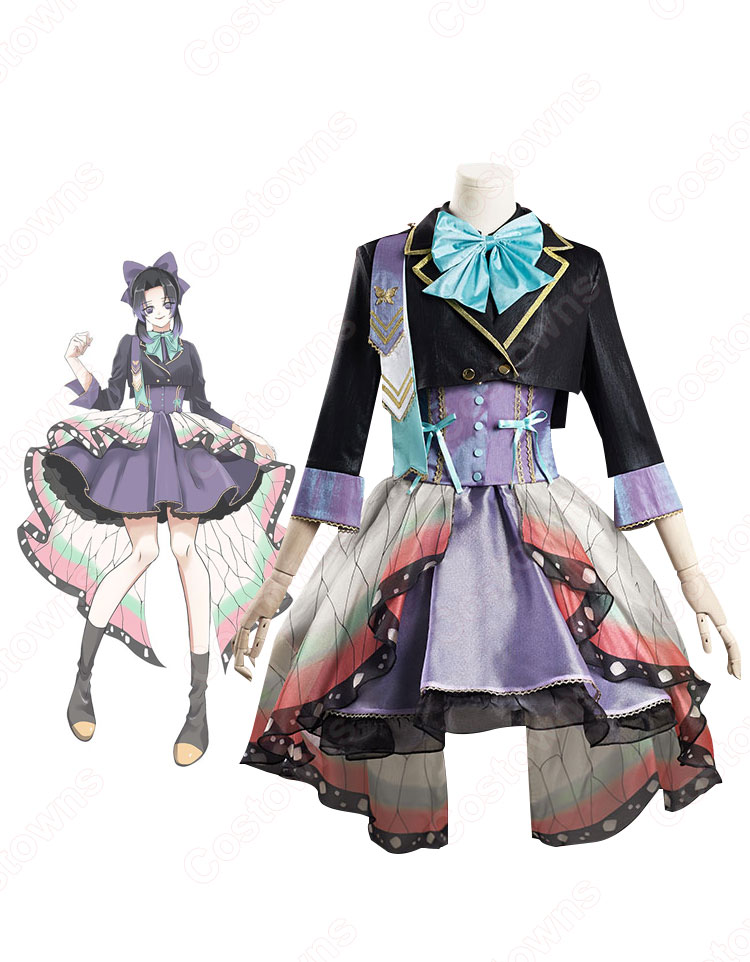 鬼滅の刃 胡蝶しのぶ（こちょうしのぶ） 同人衣装 コスプレ衣装 Lolita