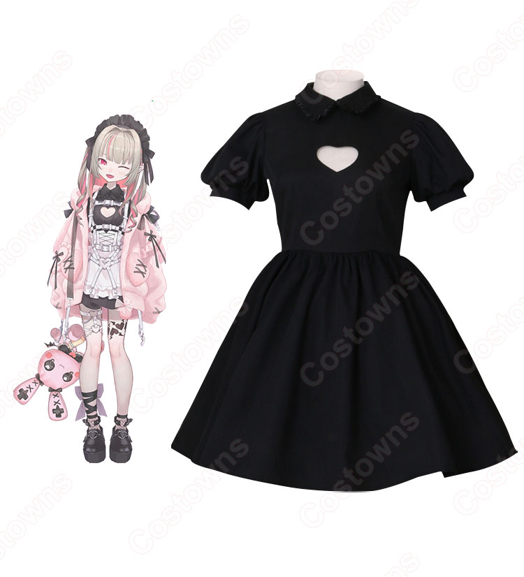 VTuber 魔界ノりりむ（まかいのりりむ） 新衣装 コスプレ衣装 『にじ