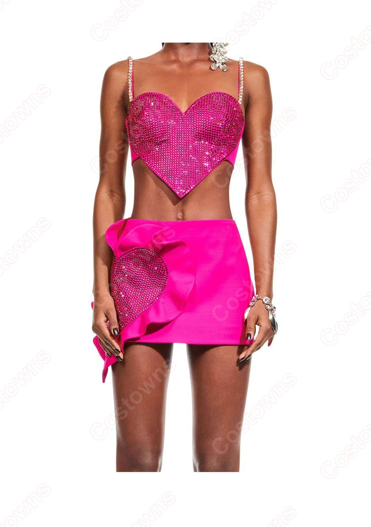 BLACKPINK リサ 衣装 通販 アイドル ダンス服 ハートマーク トップス