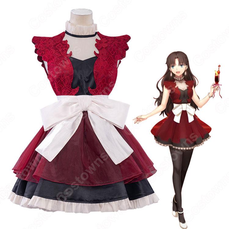 Fate 遠坂 凛(とおさかりん) ドレス コスプレ衣装 劇場版「Fate/stay