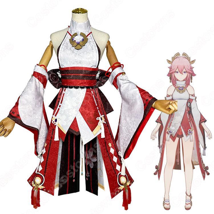 八重神子(やえみこ) / 八重桜 コスプレ衣装 『原神(げんしん)』 雷電