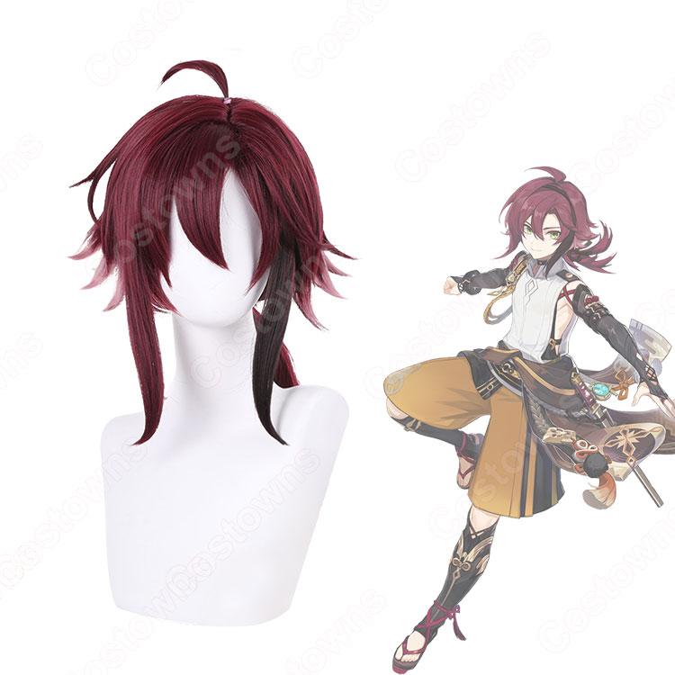 鹿野院平蔵（しかのいんへいぞう） コスプレウィッグ 『原神』（げん