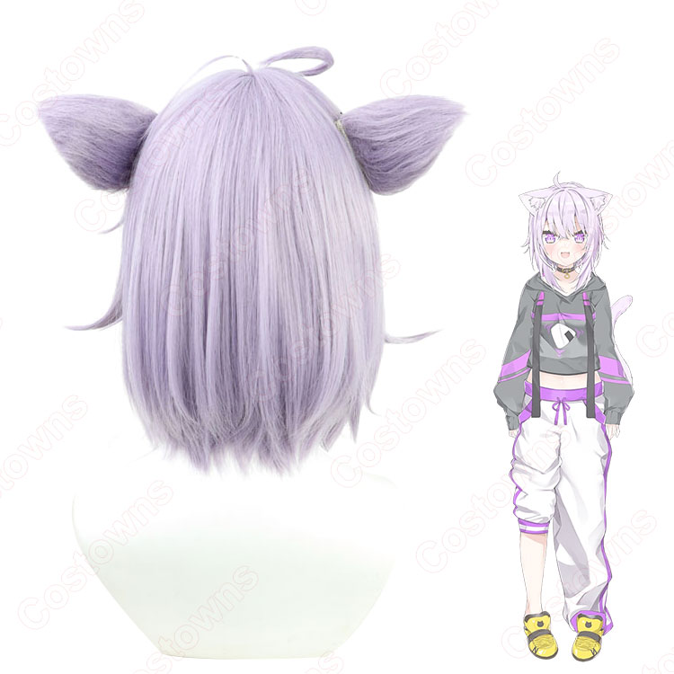 VTuber 猫又おかゆ コスプレウィッグ 尻尾 hololive（ホロライブ