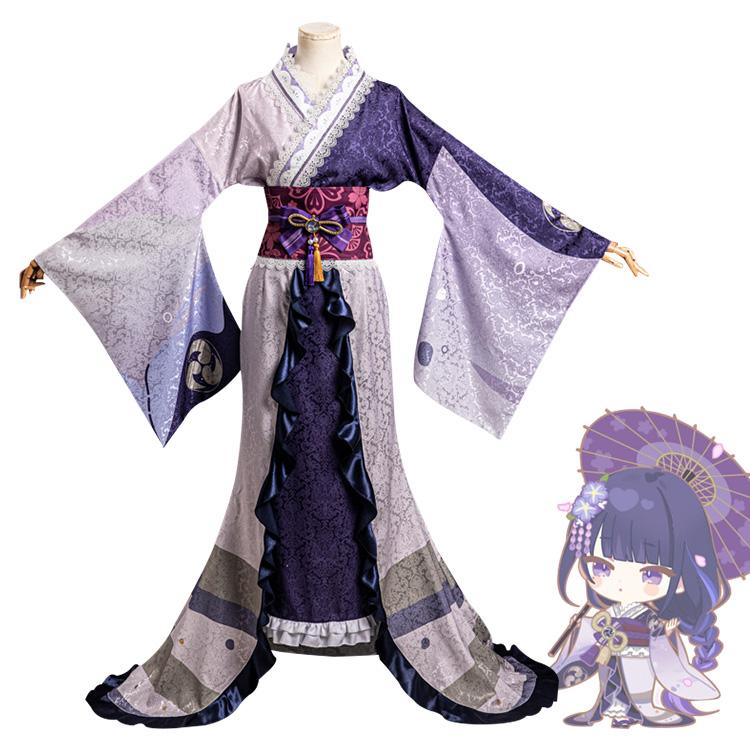 原神×スイパラ 雷電将軍 コスプレ衣装 『原神×SWEETS PARADISE -櫻舞万