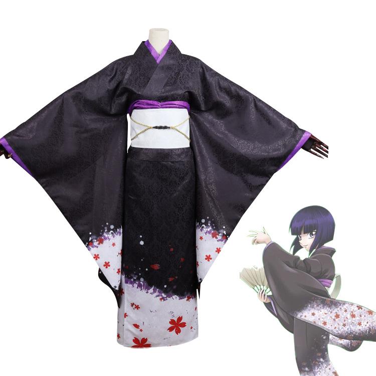 HUNTER×HUNTER カルト＝ゾルディック コスプレ衣装 黒 着物 - Costowns