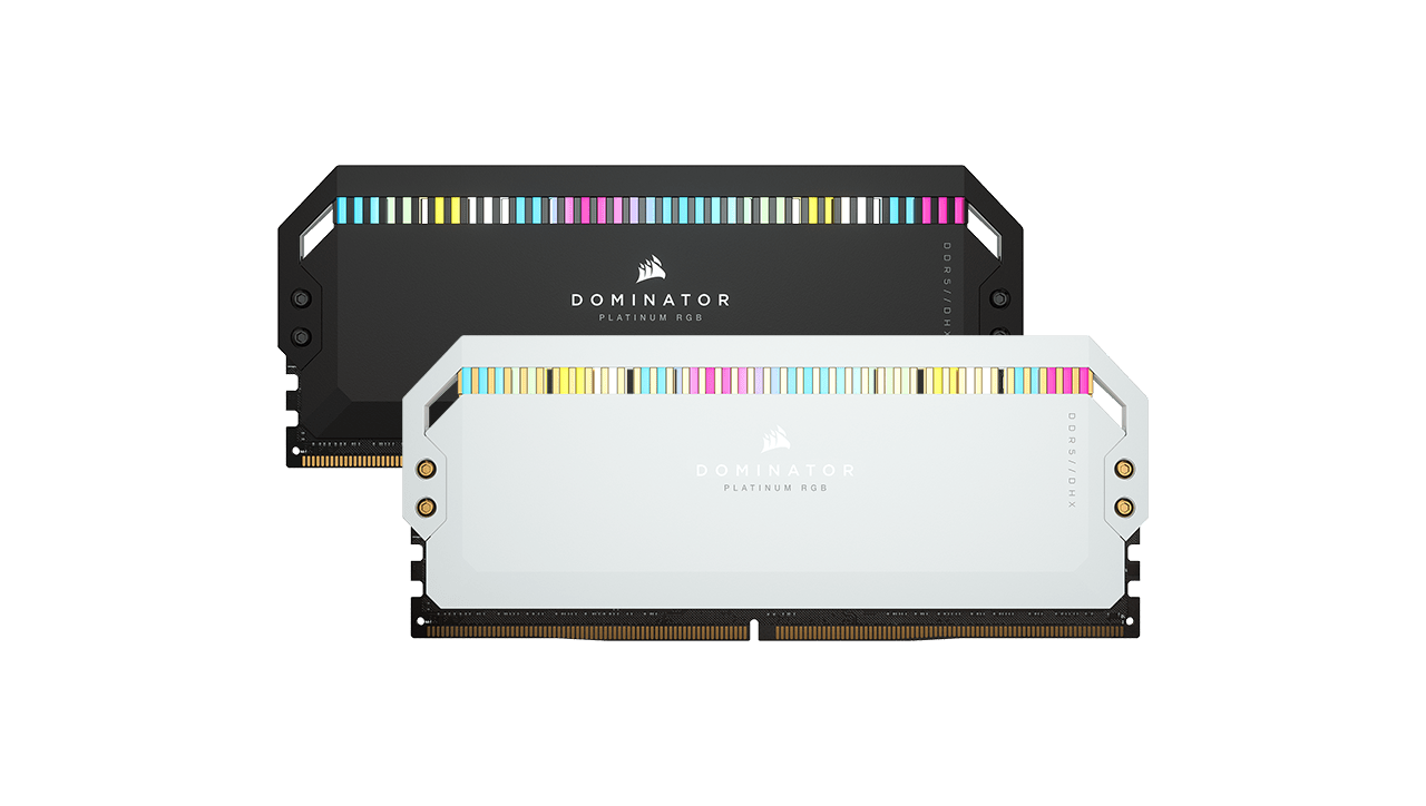 DOMINATOR® PLATINUM RGB 32GB (2x16GB) DDR5 DRAM 4800MHz C34 Memory