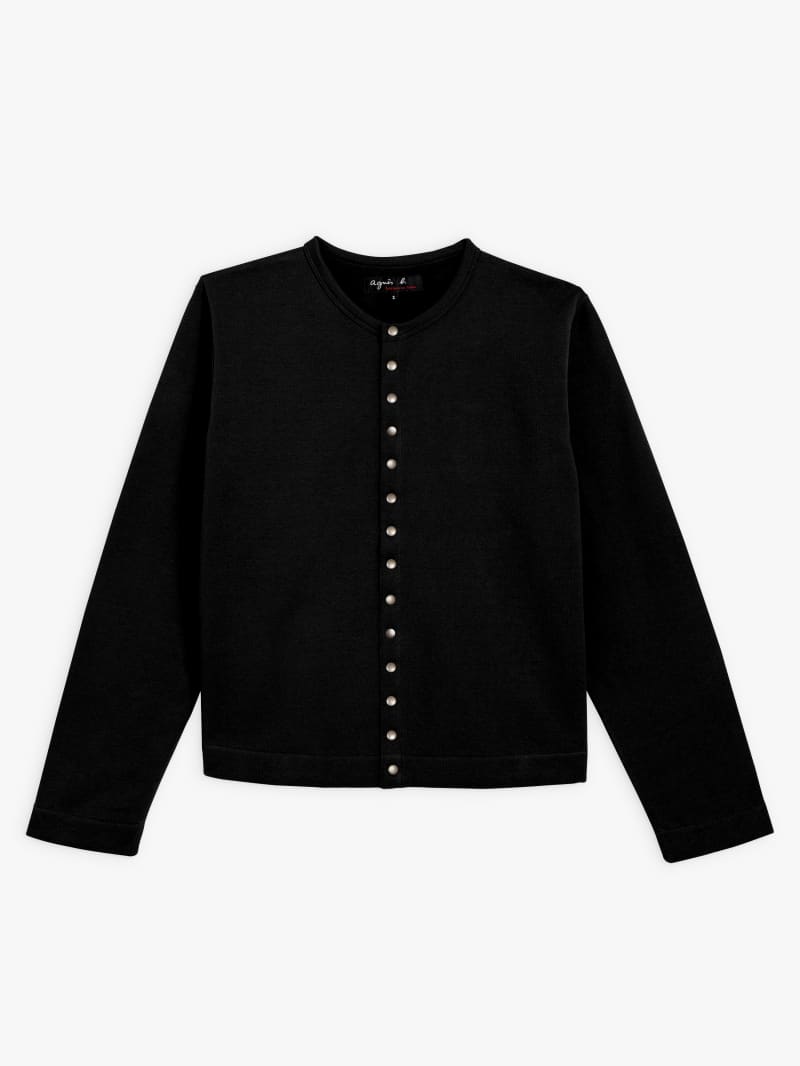 black Bronze snap cardigan