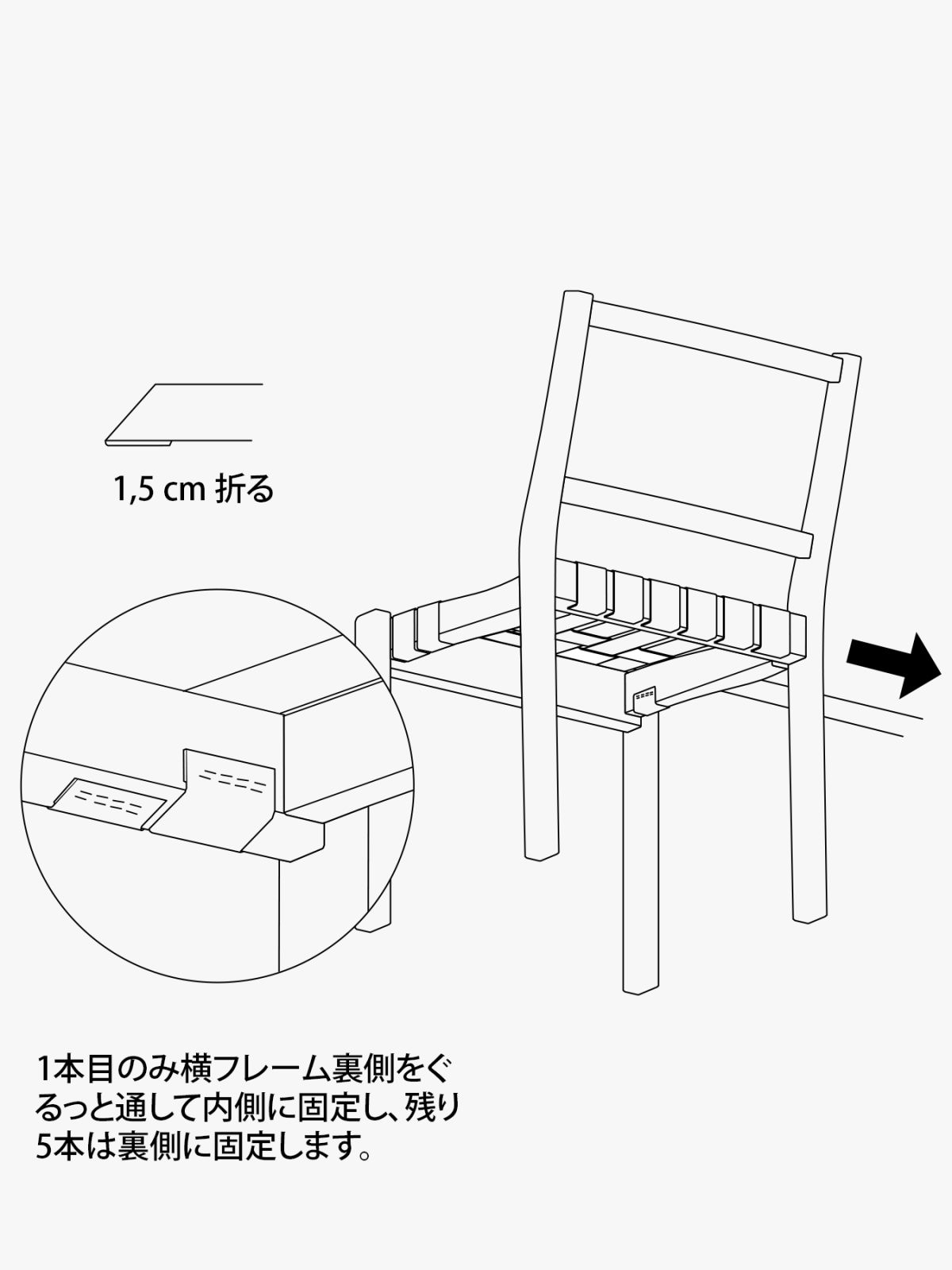 ウェビングテープ張替えのガイド - Artek