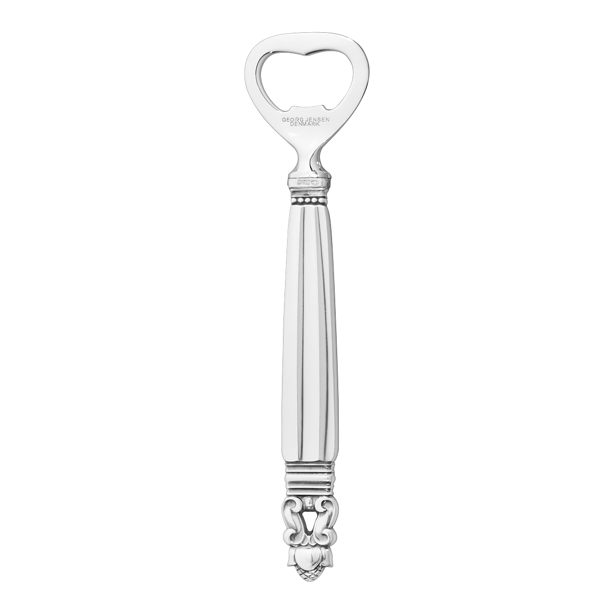 E 】純銀/約70g ボトルオープナー【Acorn】 GEORGE JENSEN】純銀/約70g