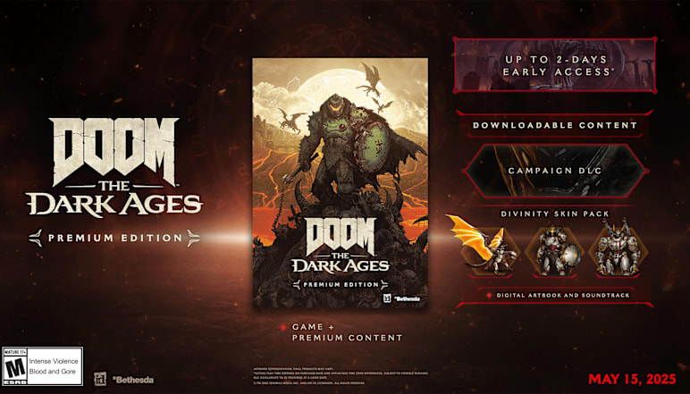 DOOM: The Dark Ages』の予約、『Premium Edition』と『Collector's