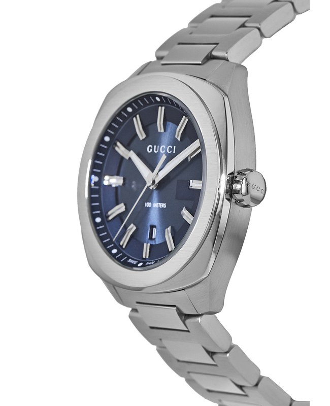 Gucci GG2570 Blue Dial Stainless Steel Men's Watch YA142303