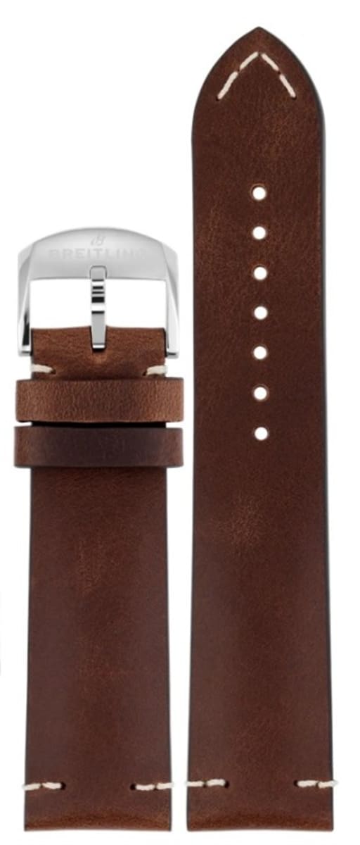 Breitling Leather 22-20mm Unisex Strap 515X | WatchMaxx