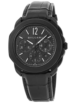 Bulgari Black Chronograph Automatic Men's Watch 102043 | WatchMaxx