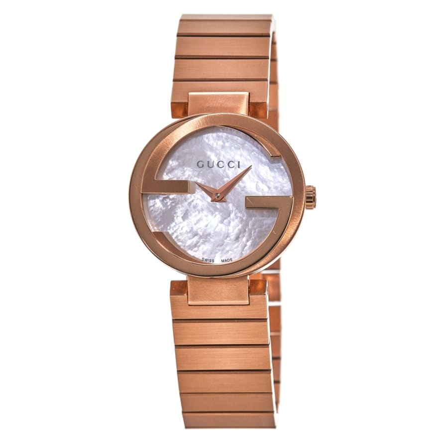 Gucci Interlocking G Women's Watch YA133515-PO | WatchMaxx