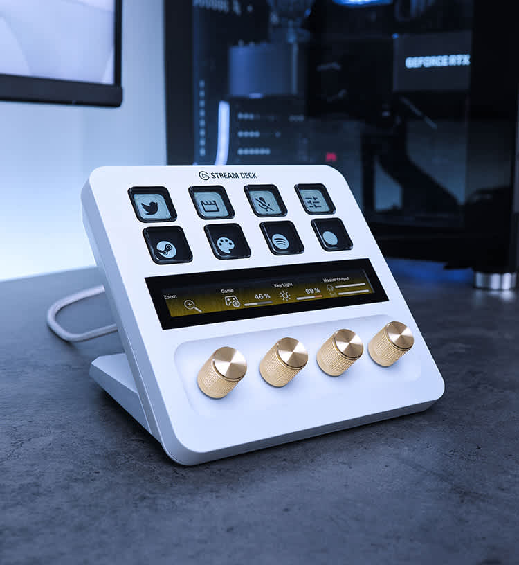 Stream Deck + ホワイト | Elgato