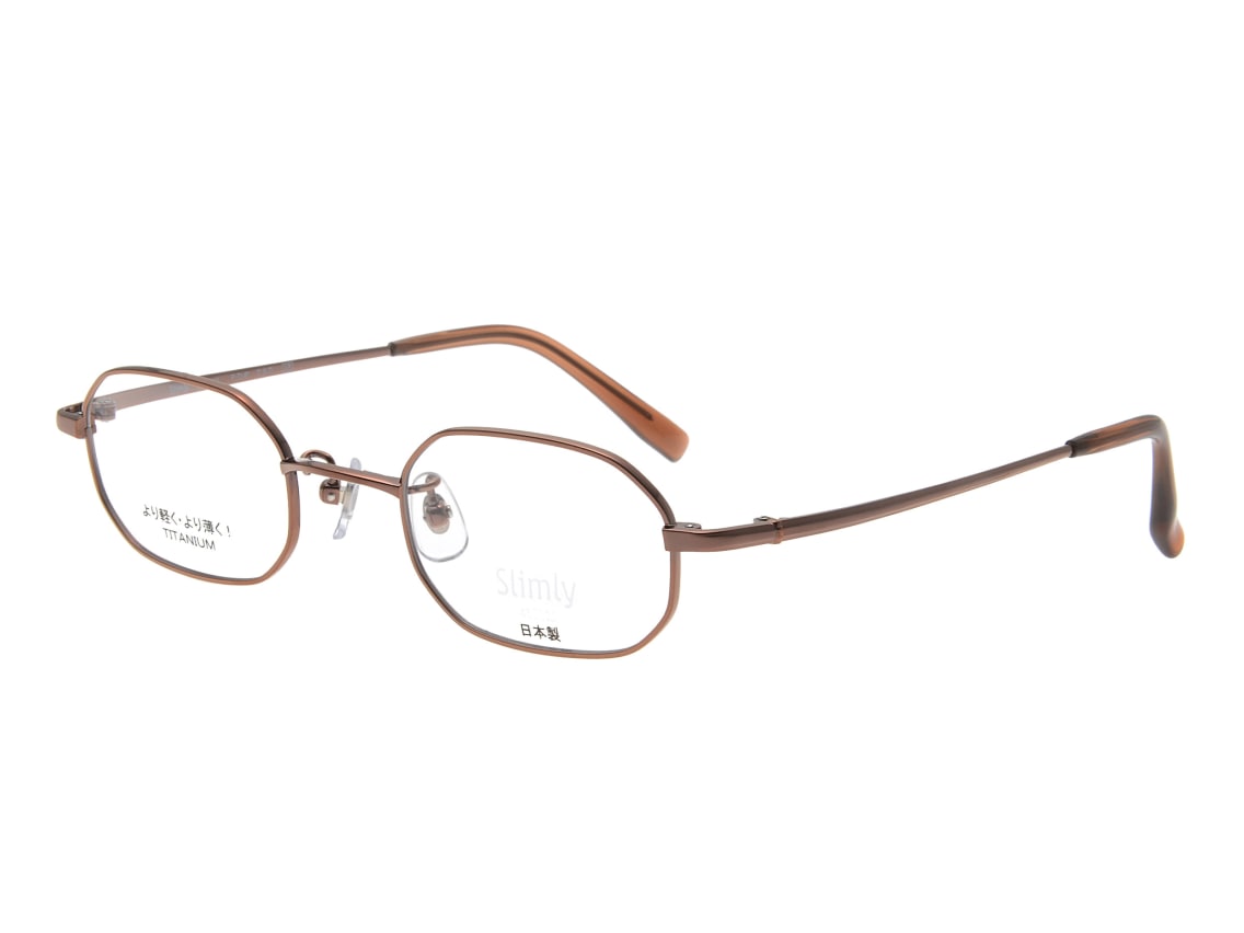スリムリー SU-140-2-45 [メタル/鯖江産/スクエア] ｜メガネのオーマイ