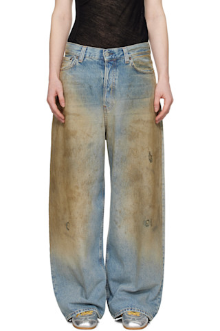 Acne Studiosのブルー 2023 スーパー バギーフィット ジーンズがセール中