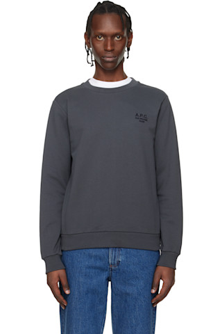 A.P.C.: グレー Standard 'Rue Madame' スウェットシャツ | SSENSE 日本